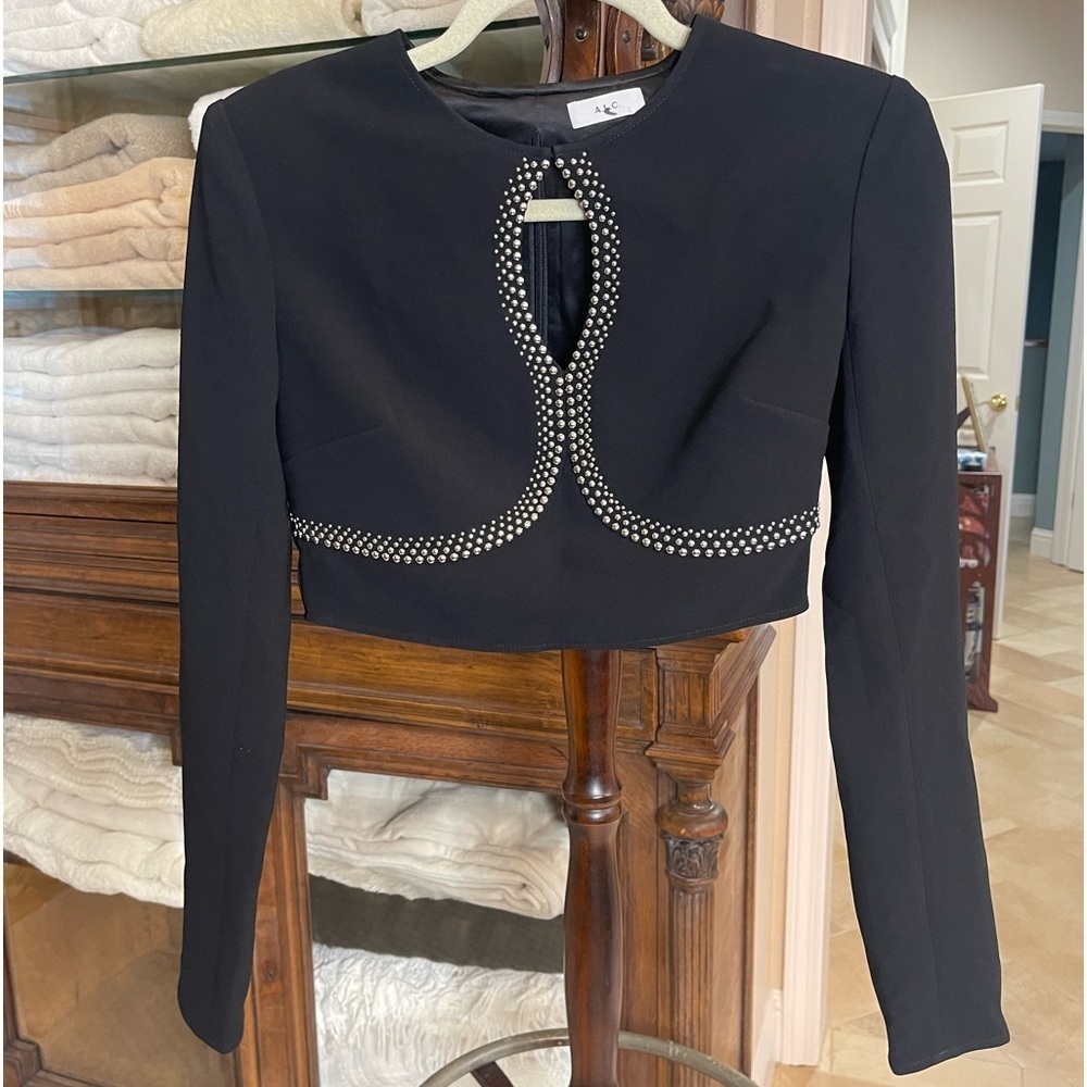EUC A.L.C. Formal studded cropped top. A.L.C.